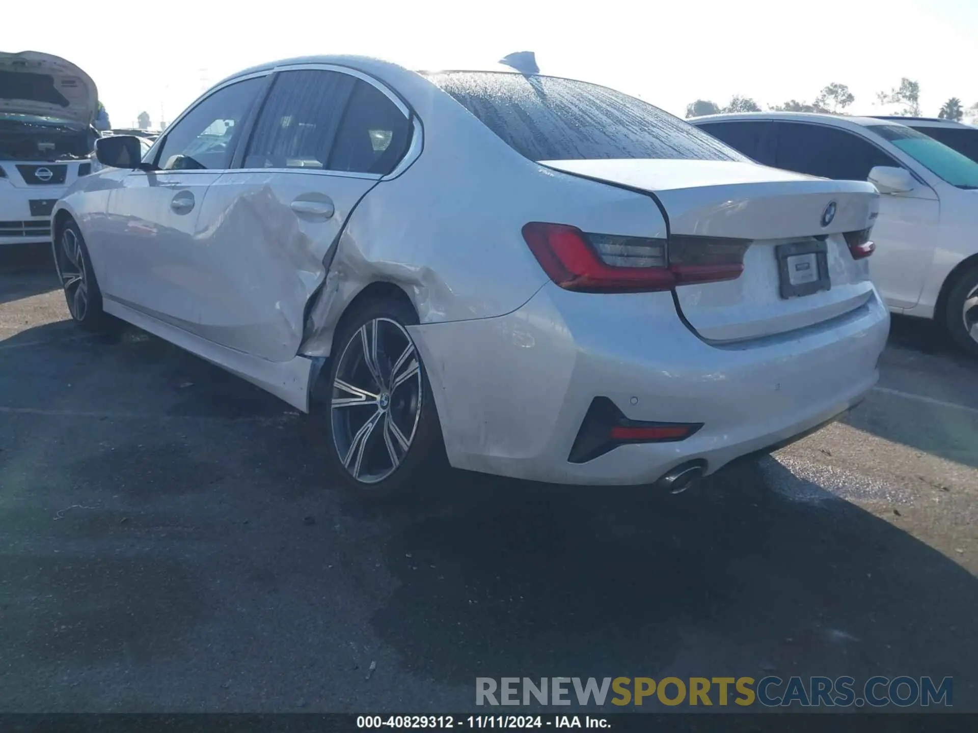 3 Фотография поврежденного автомобиля 3MW5R1J04N8C39447 BMW 330I 2022