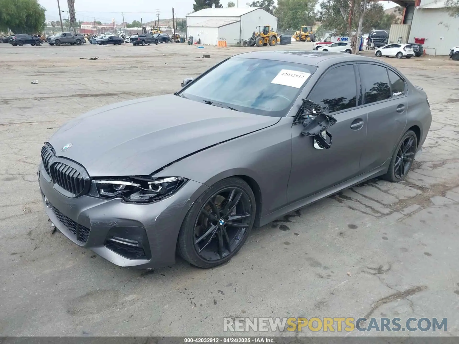 2 Photograph of a damaged car 3MW5R1J05N8C22351 BMW 330I 2022