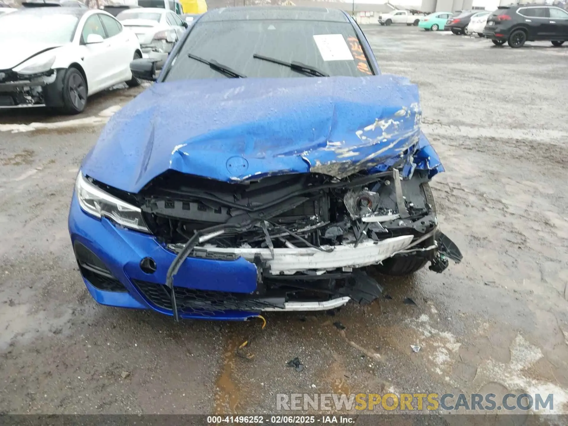 6 Фотография поврежденного автомобиля 3MW5R1J06N8C49056 BMW 330I 2022