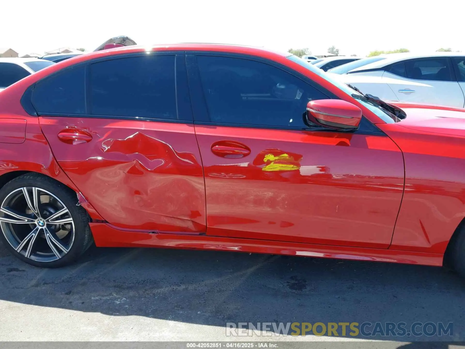 13 Photograph of a damaged car 3MW5R1J09N8C52274 BMW 330I 2022