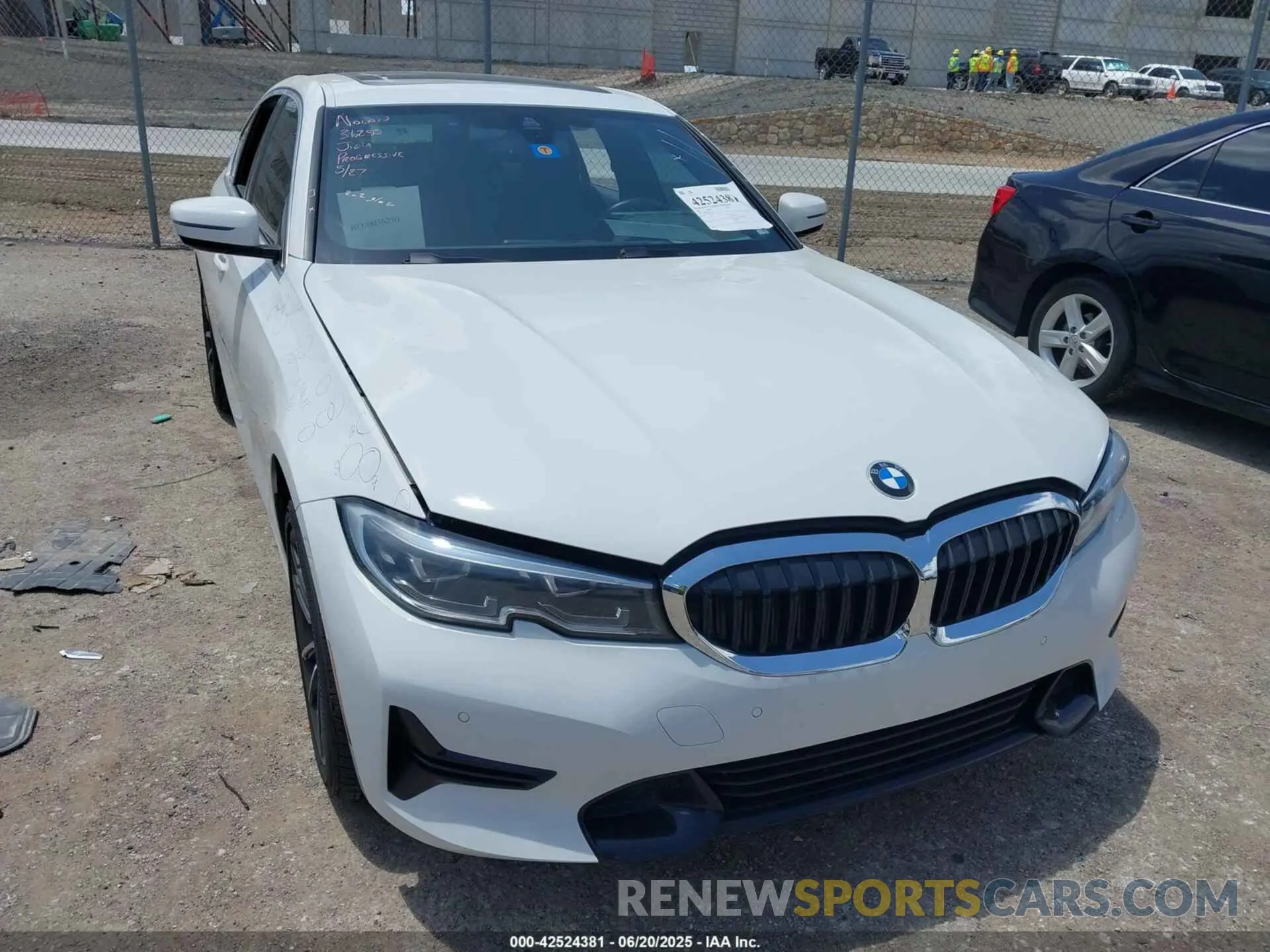 1 Фотография поврежденного автомобиля 3MW5R7J03N8C52967 BMW 330I 2022