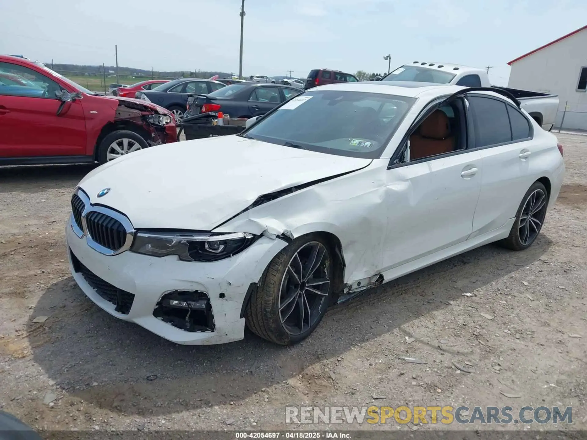 2 Photograph of a damaged car 3MW5R7J05N8C40268 BMW 330I 2022