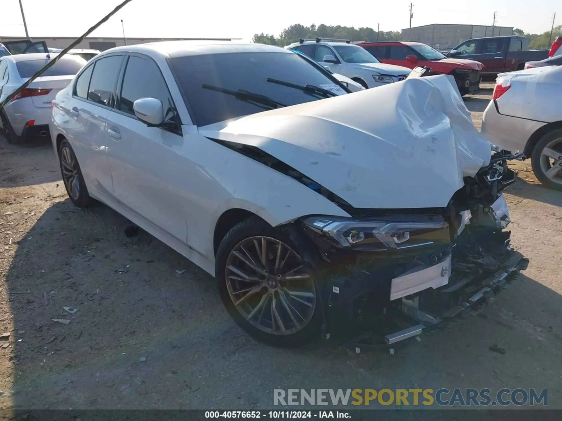 1 Photograph of a damaged car 3MW69FF07P8D46845 BMW 330I 2023