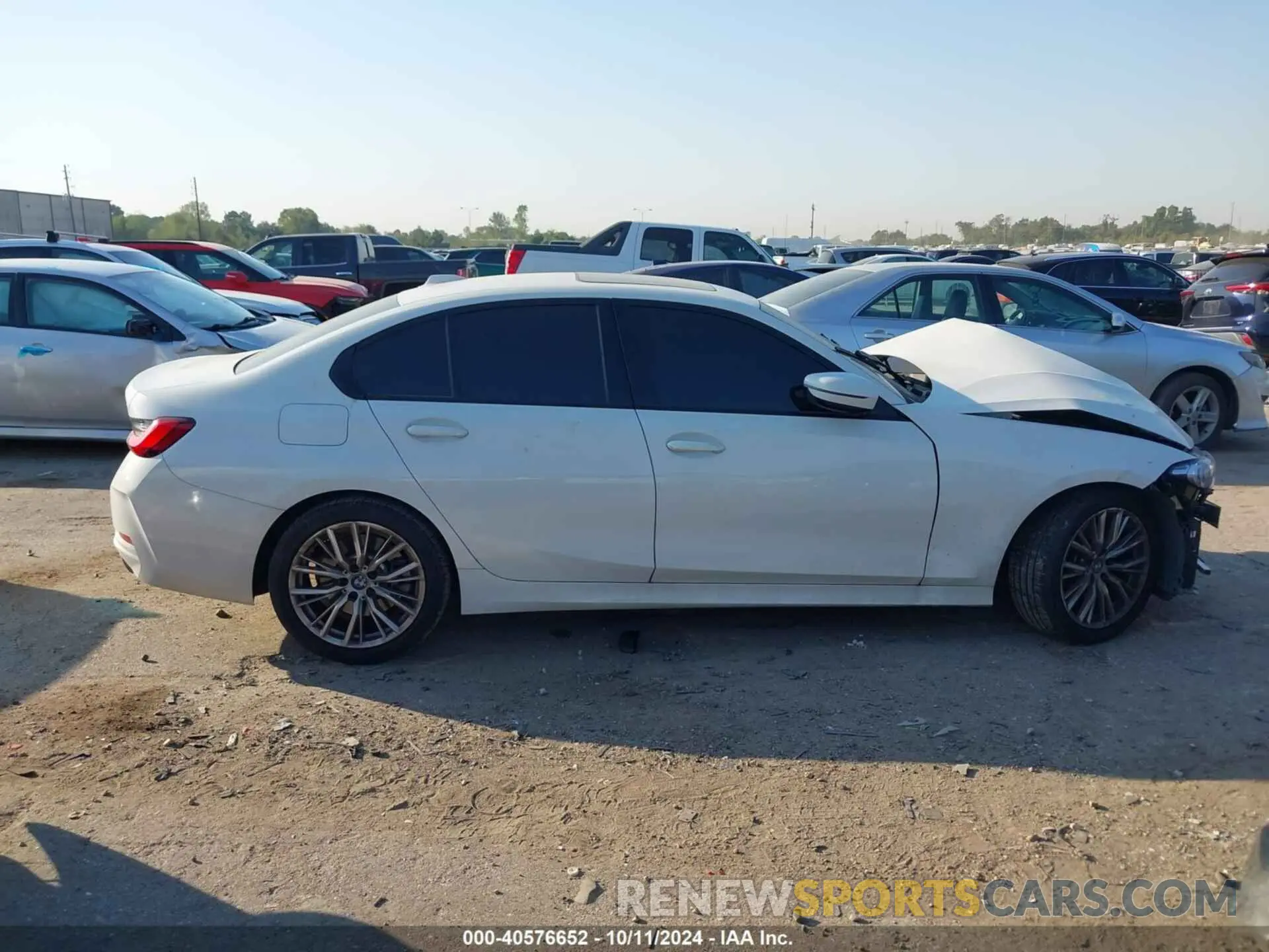 13 Photograph of a damaged car 3MW69FF07P8D46845 BMW 330I 2023