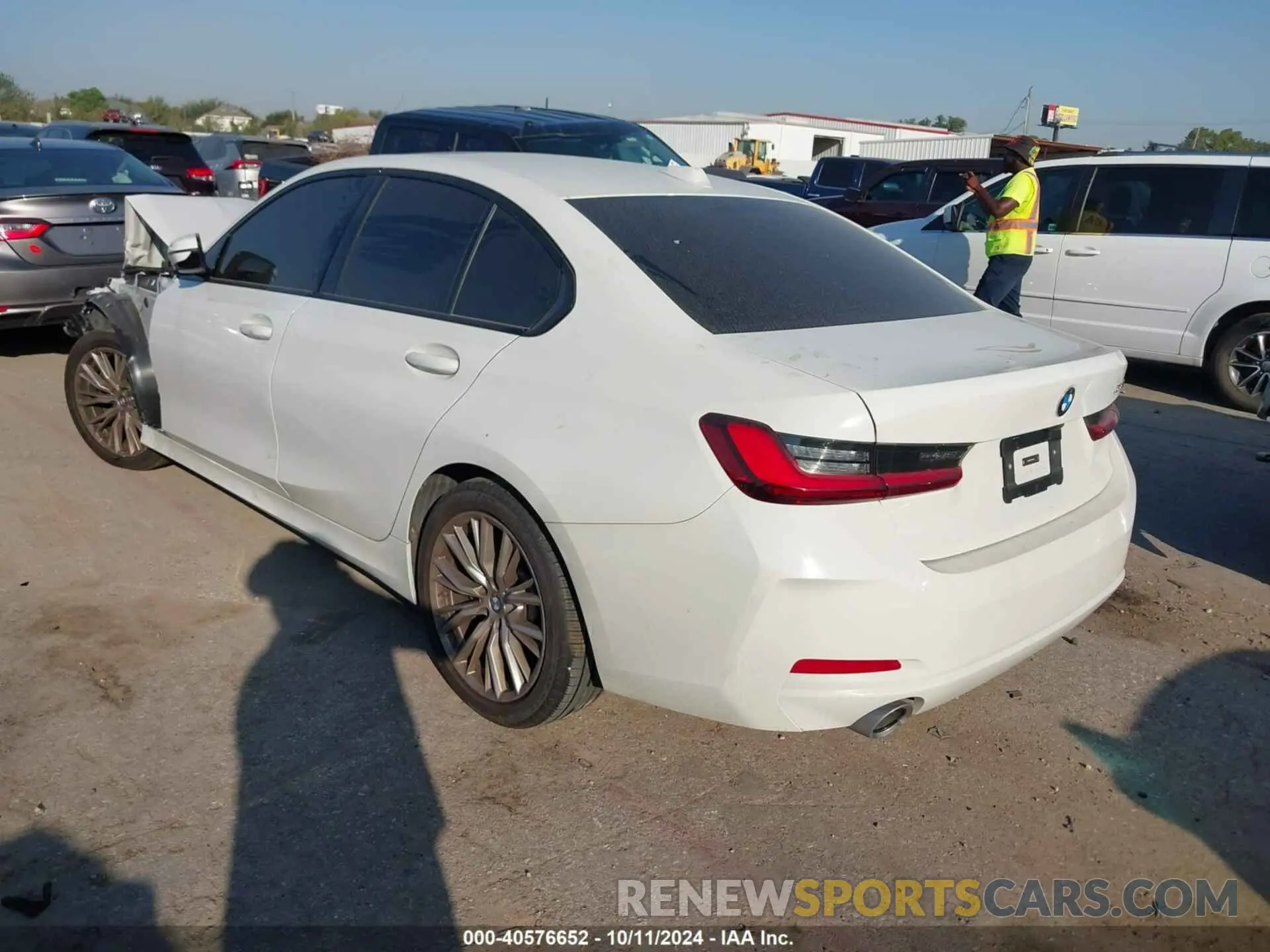 3 Photograph of a damaged car 3MW69FF07P8D46845 BMW 330I 2023