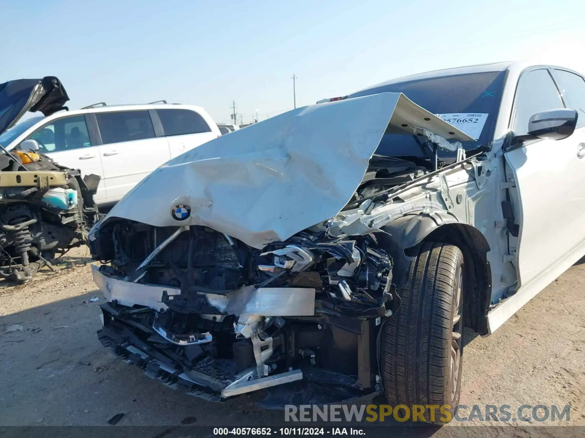 6 Photograph of a damaged car 3MW69FF07P8D46845 BMW 330I 2023