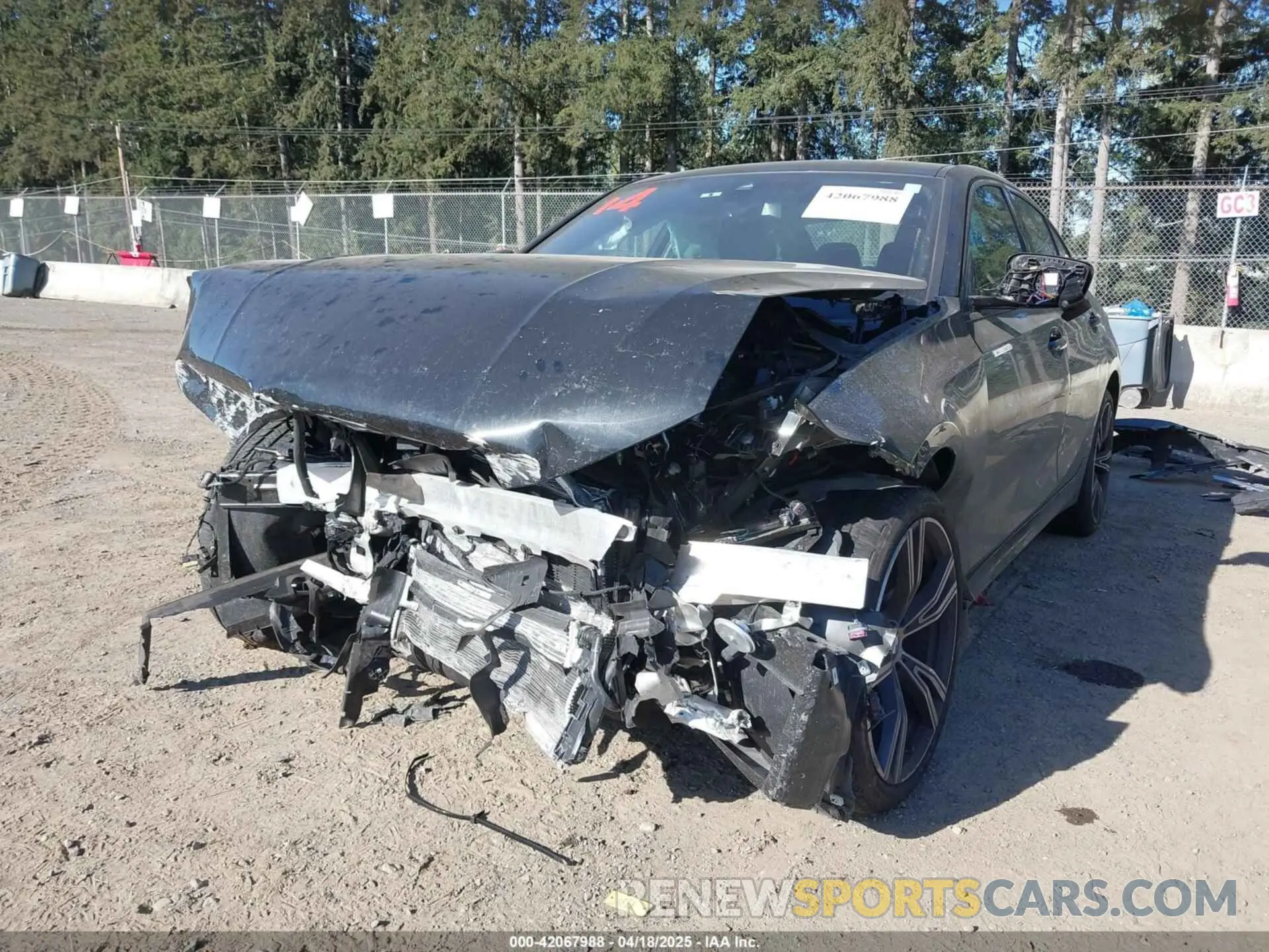 6 Photograph of a damaged car 3MW69FF0XP8D14763 BMW 330I 2023