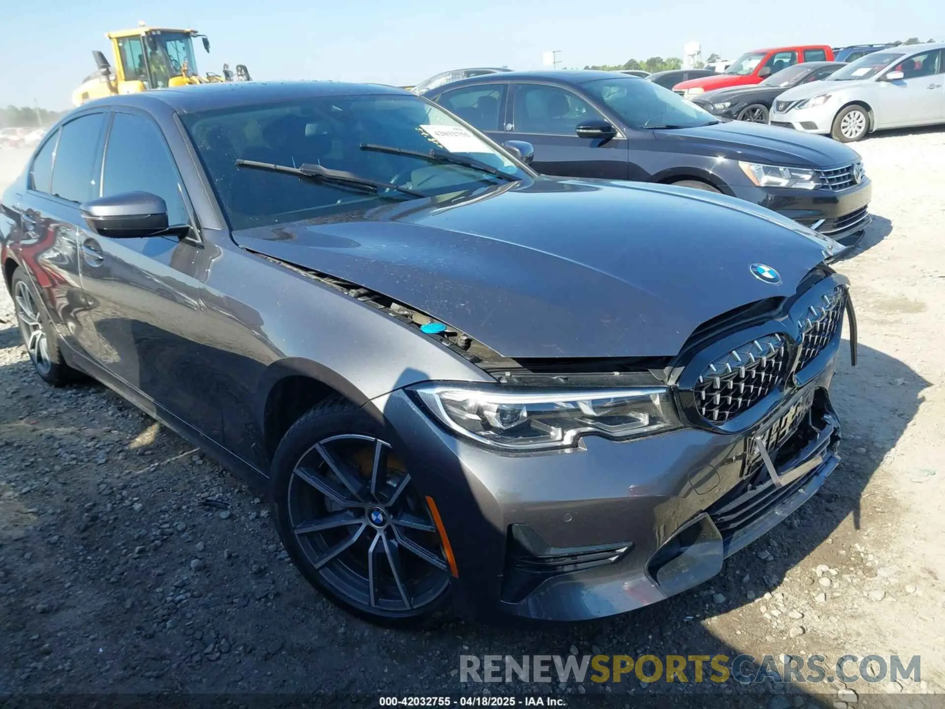 1 Photograph of a damaged car 3MW5R7J53K8A04967 BMW 330XI 2019