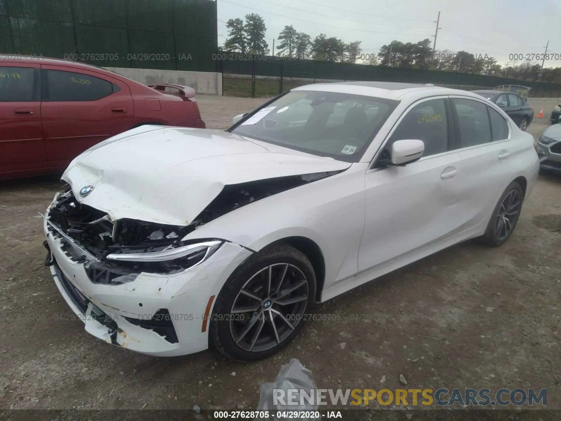 2 Photograph of a damaged car 3MW5R7J59K8B03356 BMW 330XI 2019