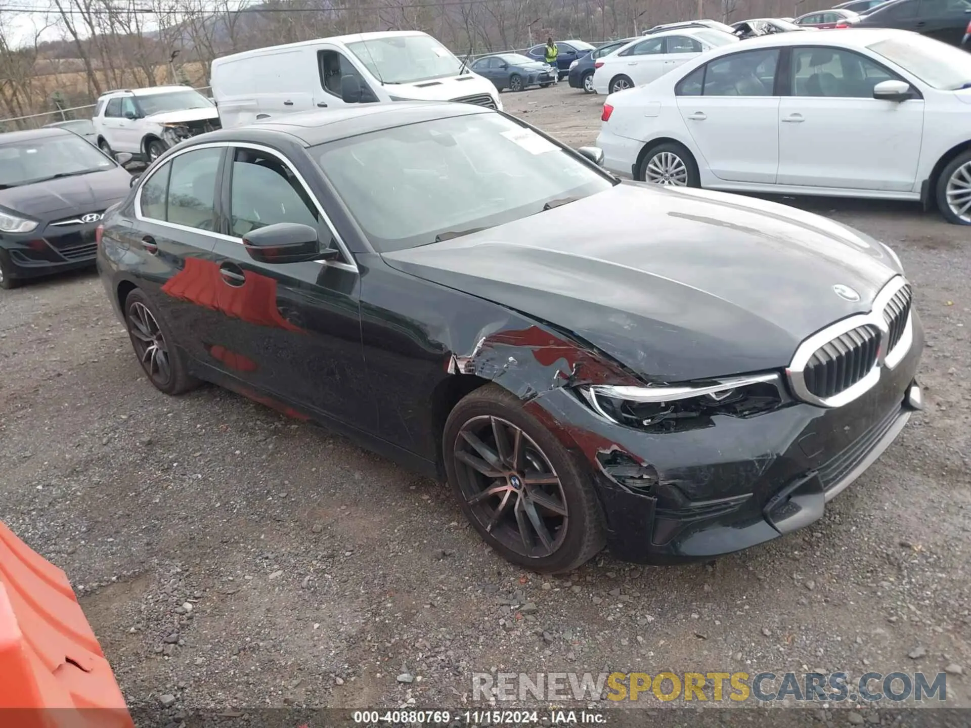 1 Фотография поврежденного автомобиля 3MW5R7J00L8B04756 BMW 330XI 2020
