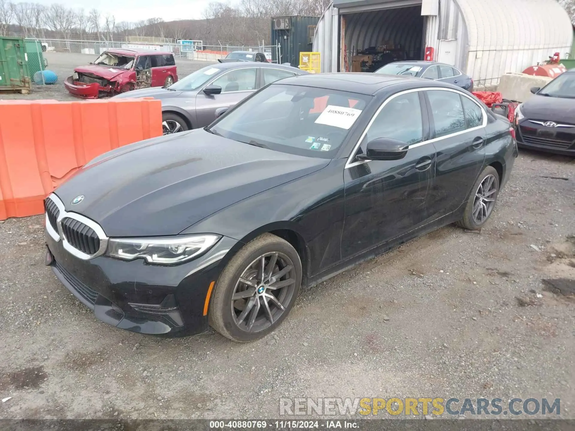 2 Фотография поврежденного автомобиля 3MW5R7J00L8B04756 BMW 330XI 2020