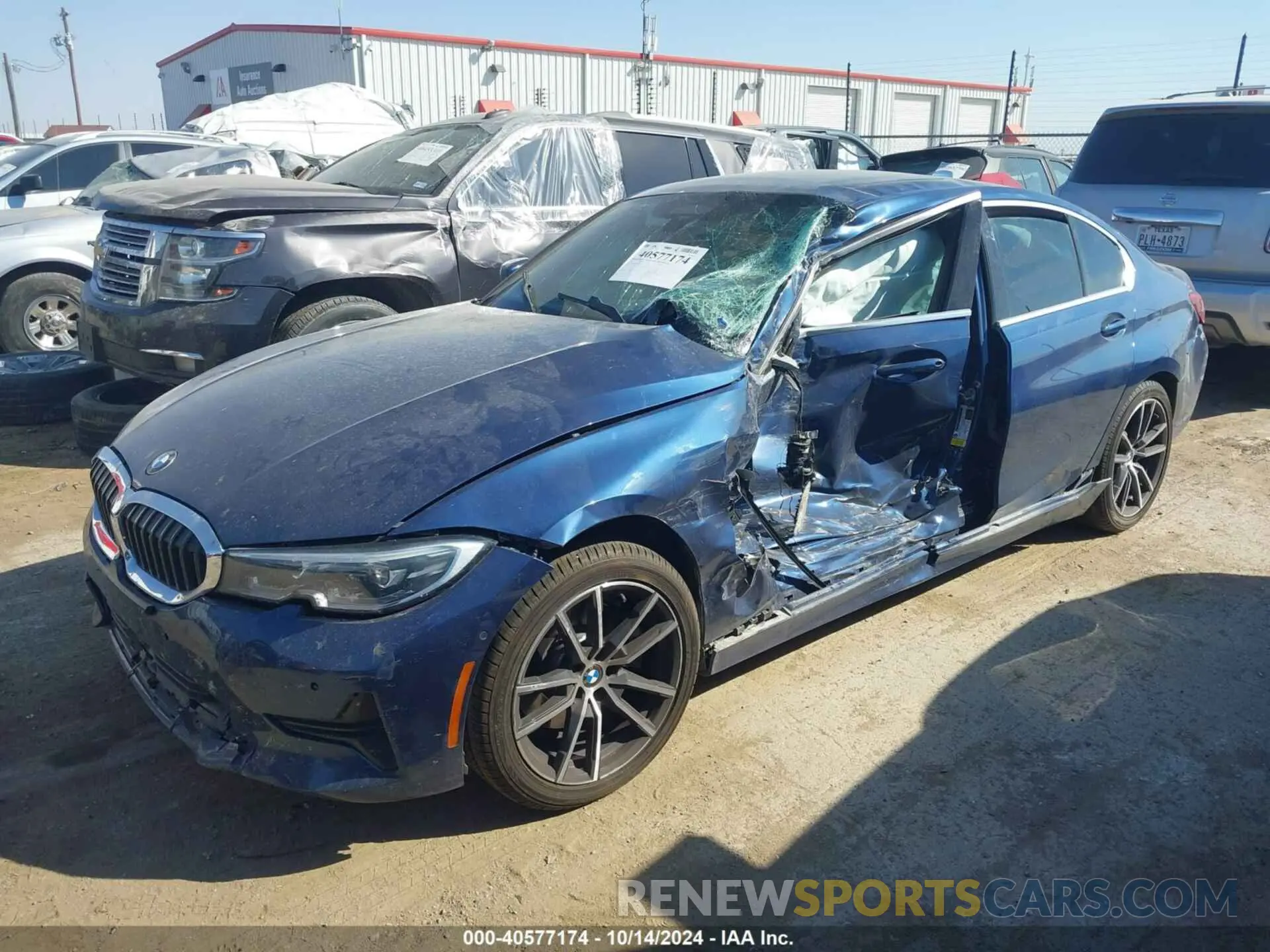 2 Photograph of a damaged car 3MW5R7J08M8B89444 BMW 330XI 2021