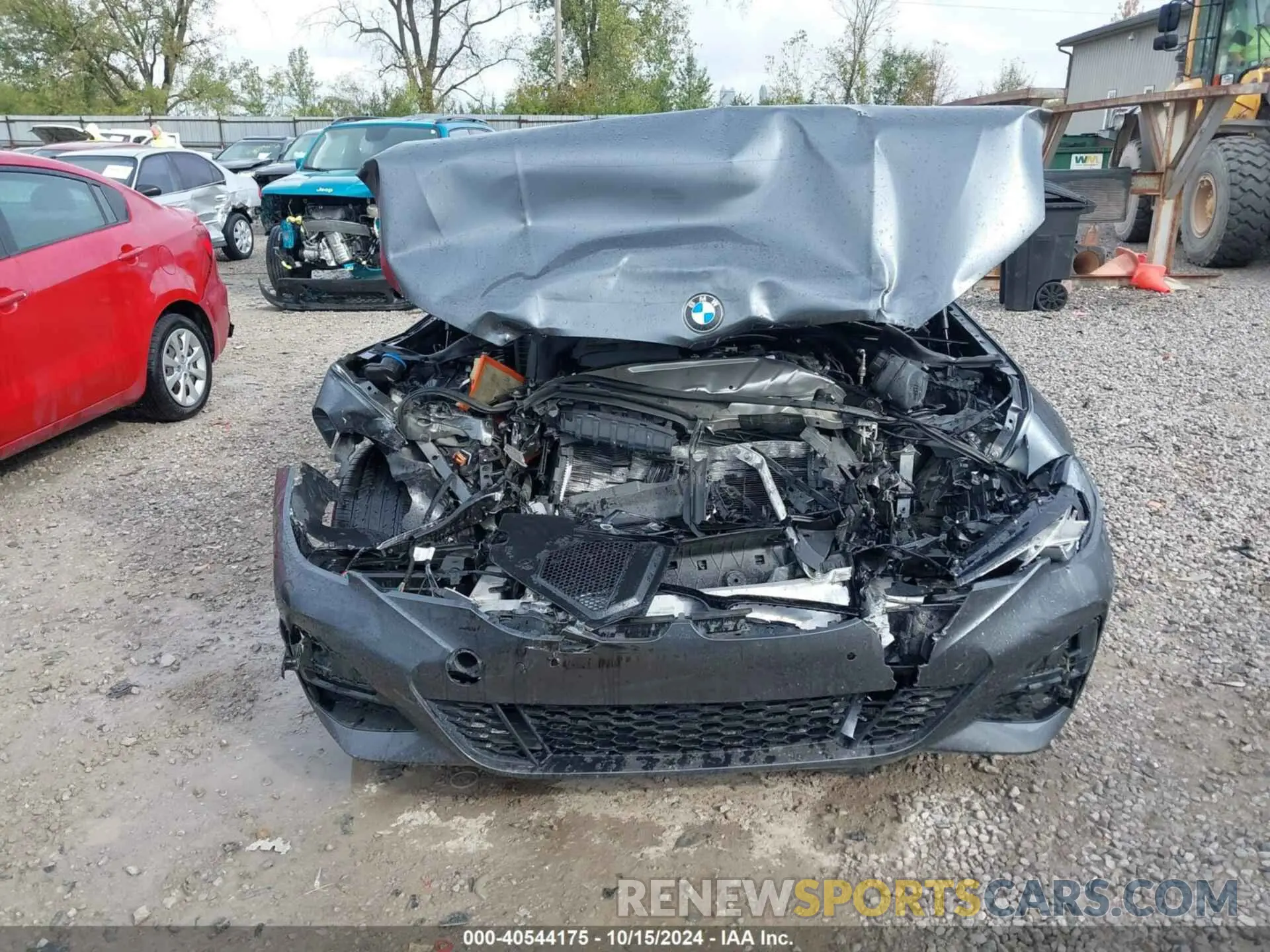 12 Photograph of a damaged car 3MW5R7J07N8C68668 BMW 330XI 2022