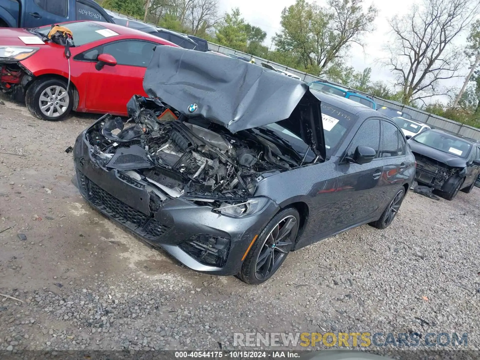 2 Photograph of a damaged car 3MW5R7J07N8C68668 BMW 330XI 2022