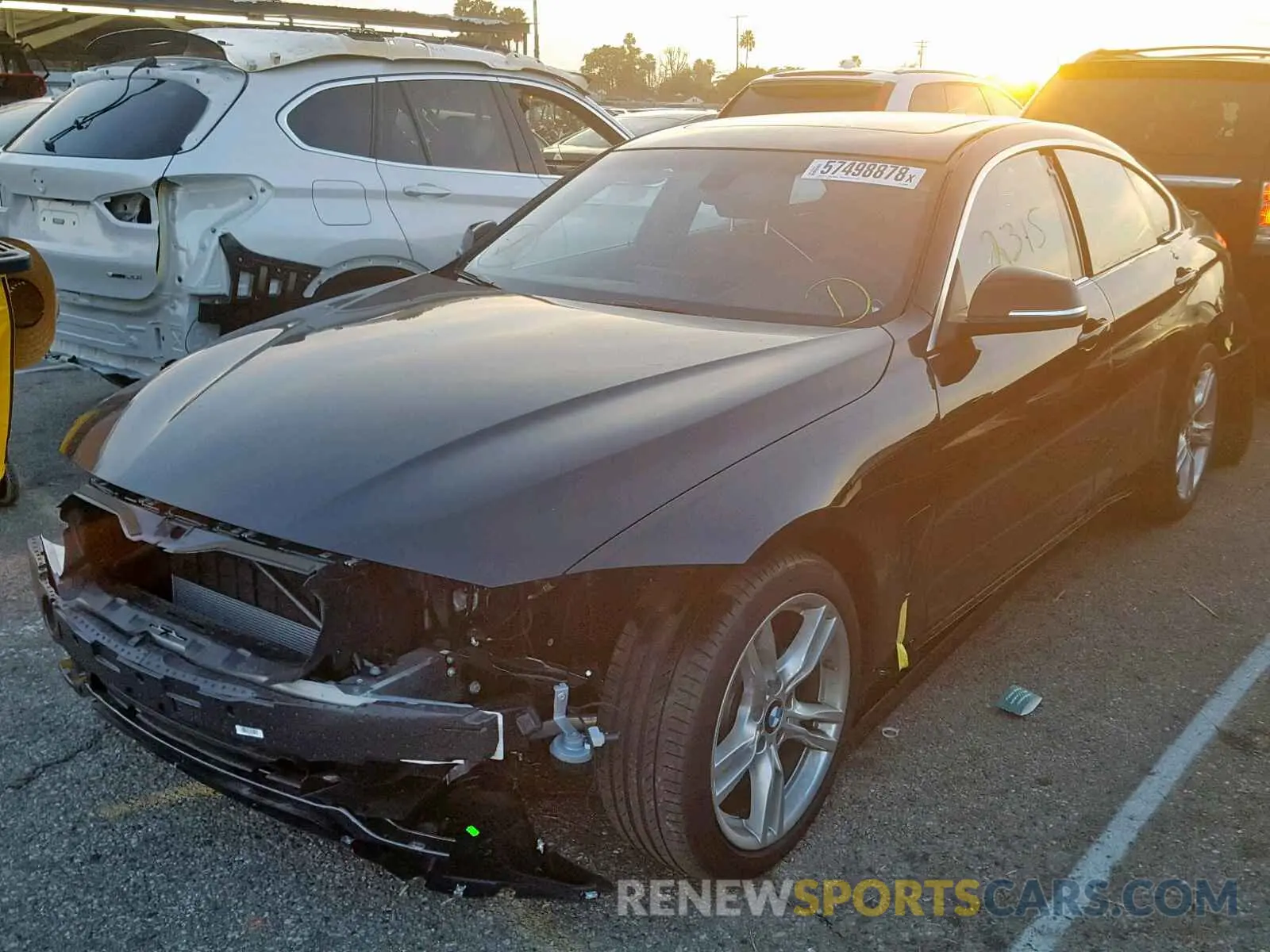 2 Photograph of a damaged car WBA4J1C51KBM16509 BMW 4 SERIES 2019