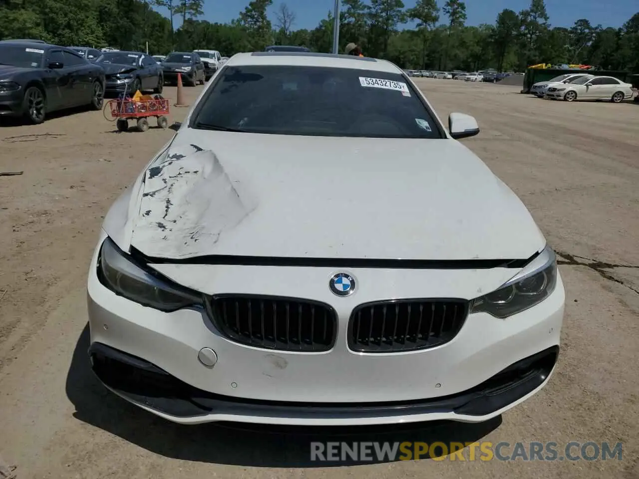 5 Фотография поврежденного автомобиля WBA4J1C51KBM17675 BMW 4 SERIES 2019