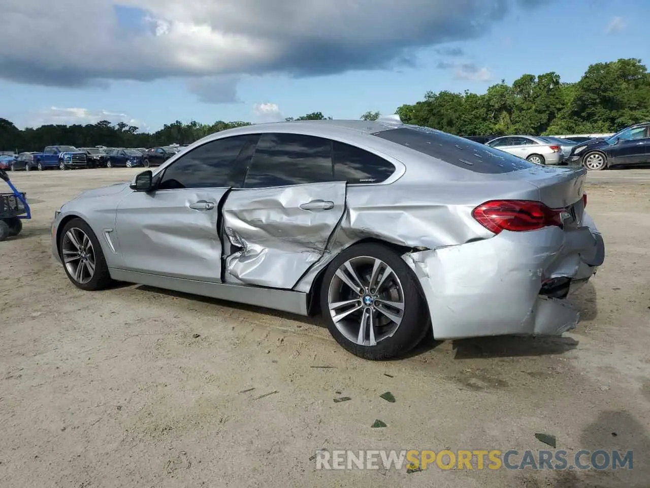 2 Photograph of a damaged car WBA4J1C52KBM14901 BMW 4 SERIES 2019