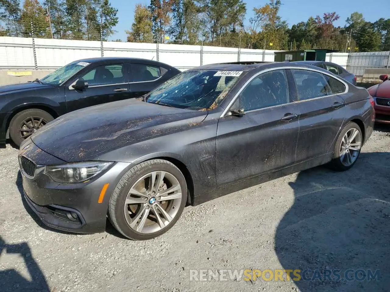 1 Photograph of a damaged car WBA4J1C55KBM12155 BMW 4 SERIES 2019