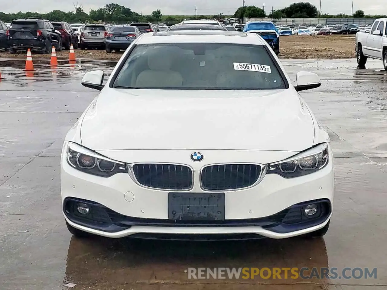 5 Photograph of a damaged car WBA4J1C55KBM16545 BMW 4 SERIES 2019