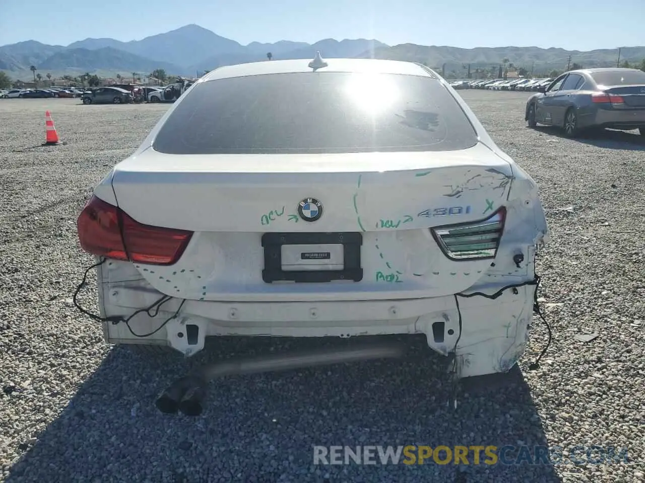 6 Photograph of a damaged car WBA4J1C56KBM16117 BMW 4 SERIES 2019
