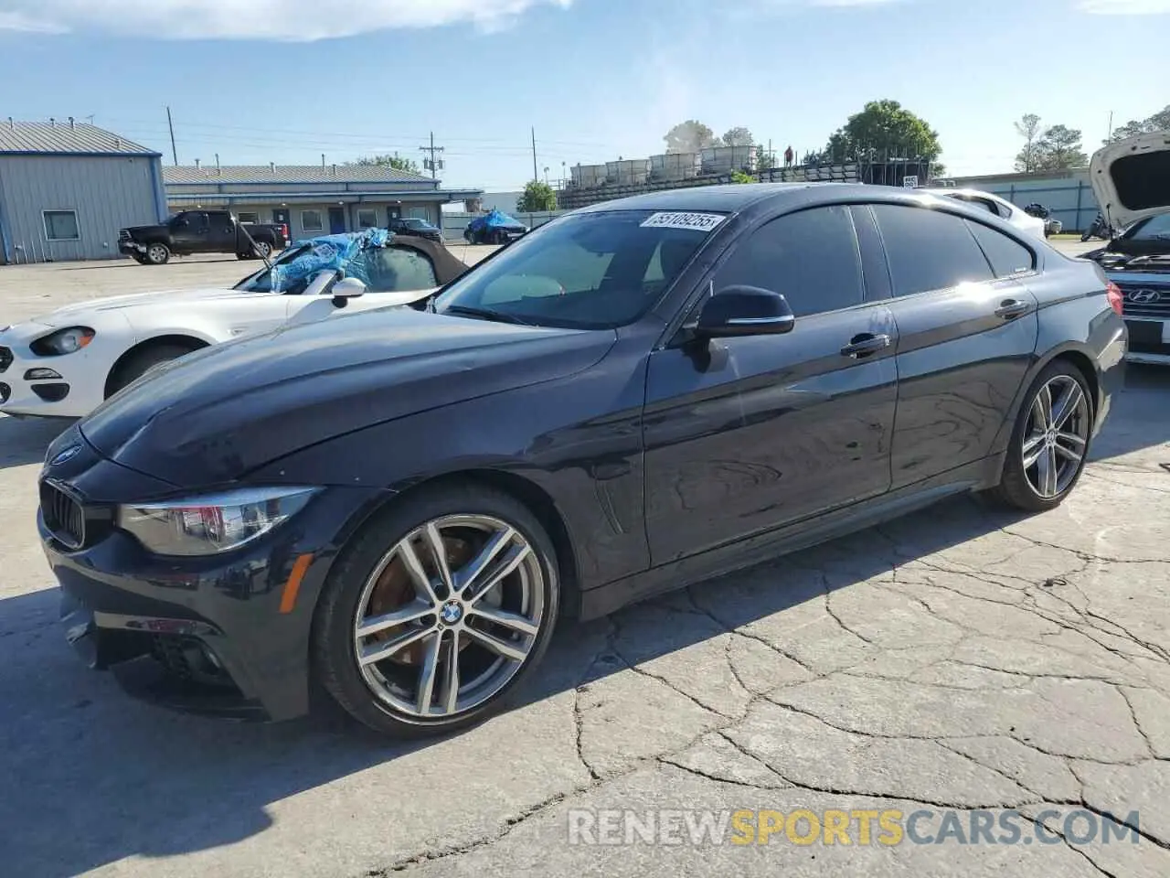 1 Photograph of a damaged car WBA4J1C57KBM12366 BMW 4 SERIES 2019