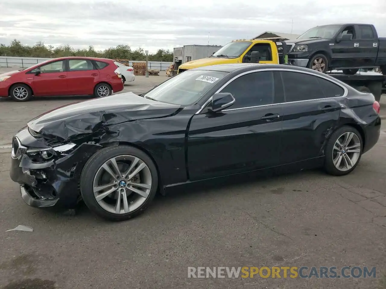 1 Photograph of a damaged car WBA4J1C57KBM14702 BMW 4 SERIES 2019