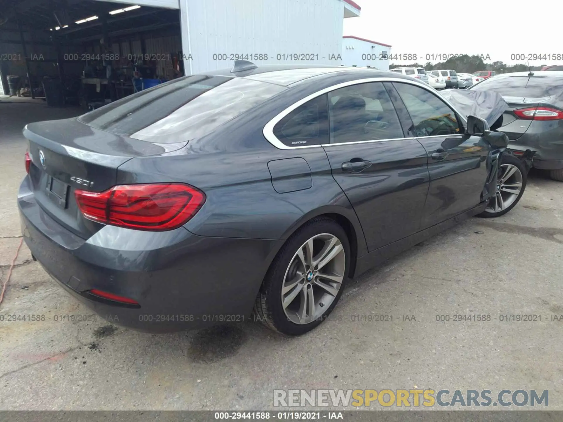 4 Photograph of a damaged car WBA4J1C57KBM14747 BMW 4 SERIES 2019