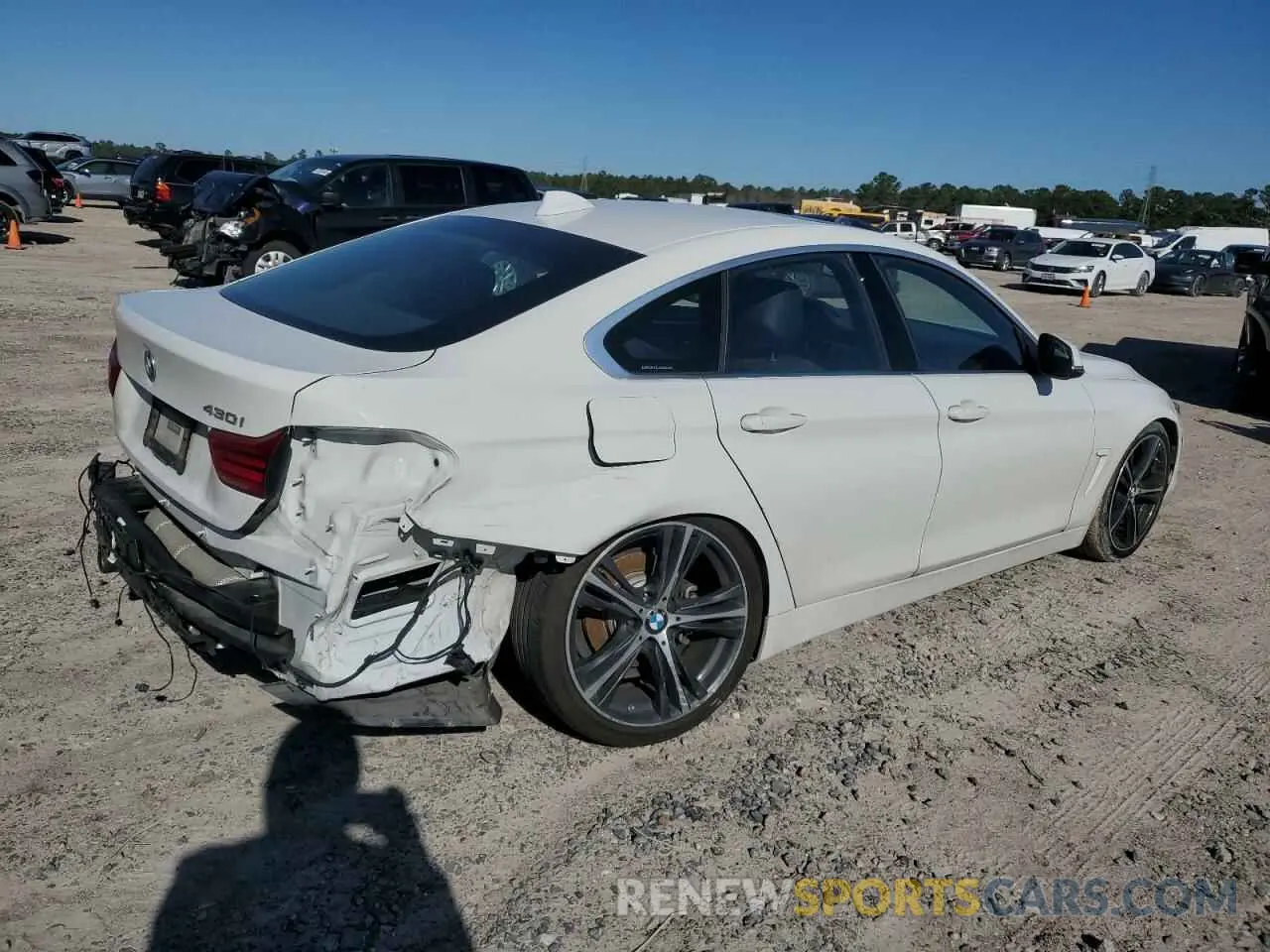 3 Фотография поврежденного автомобиля WBA4J1C57KBM19141 BMW 4 SERIES 2019
