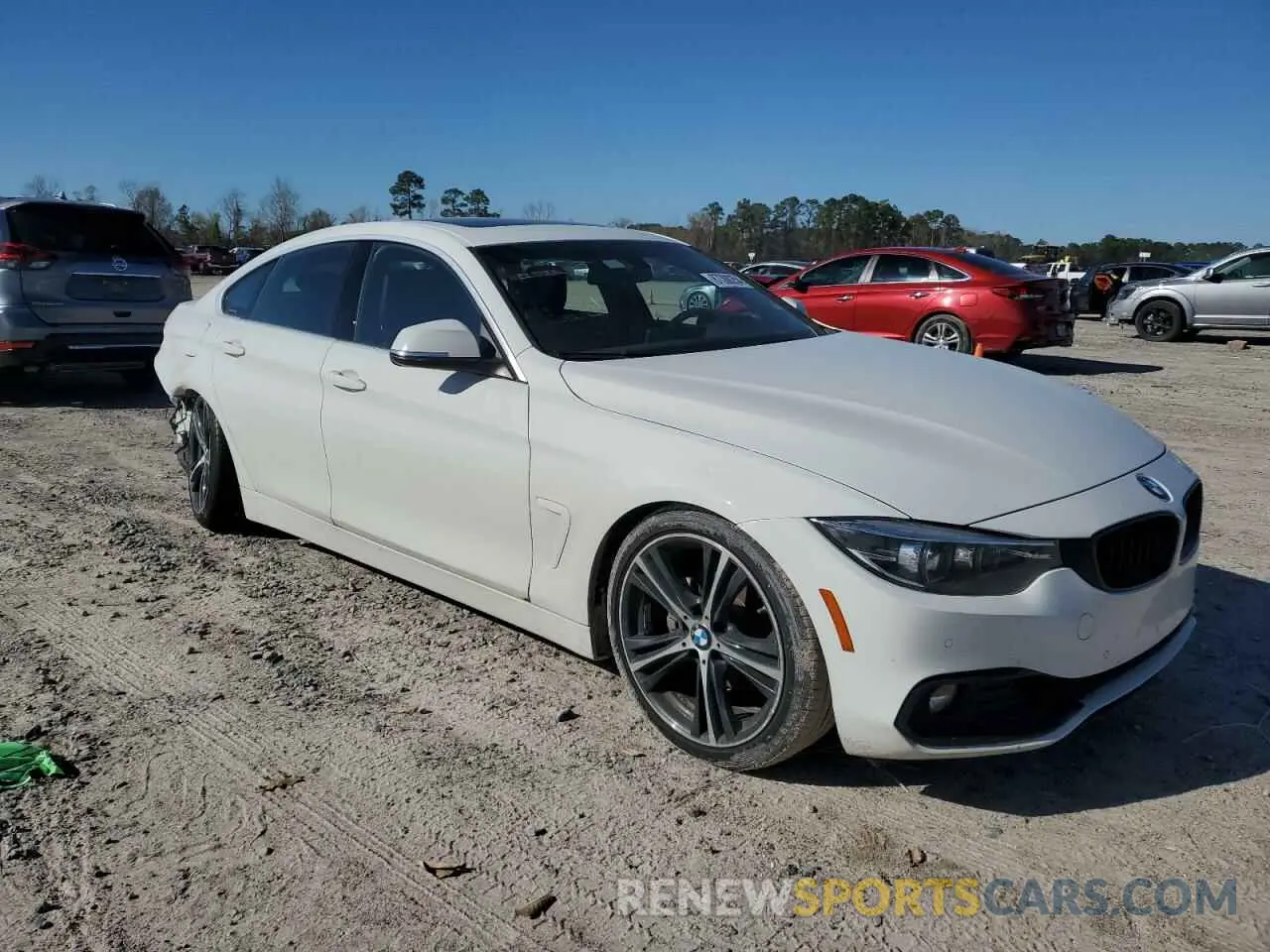 4 Фотография поврежденного автомобиля WBA4J1C57KBM19141 BMW 4 SERIES 2019