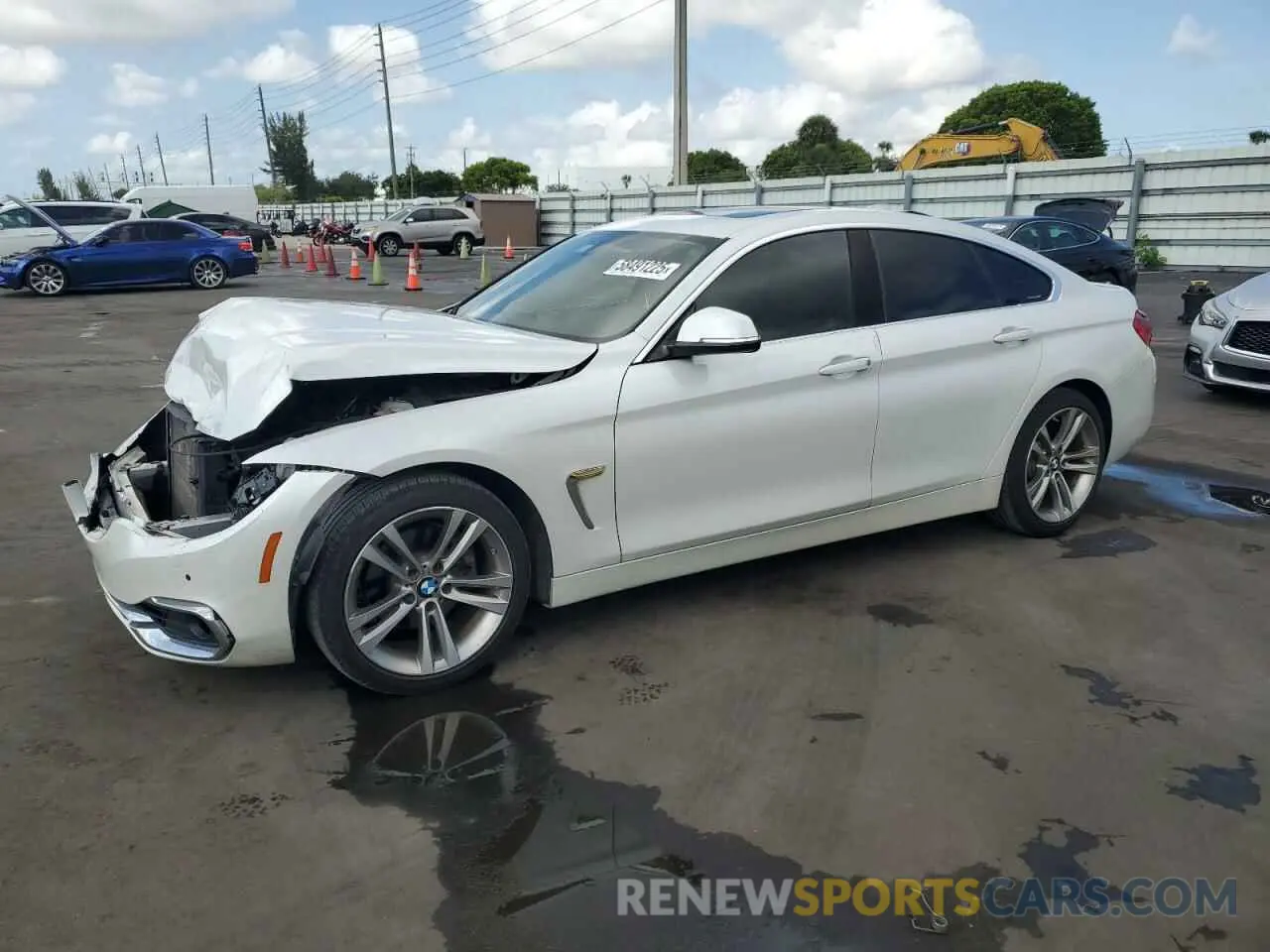 1 Photograph of a damaged car WBA4J1C59KBM16175 BMW 4 SERIES 2019