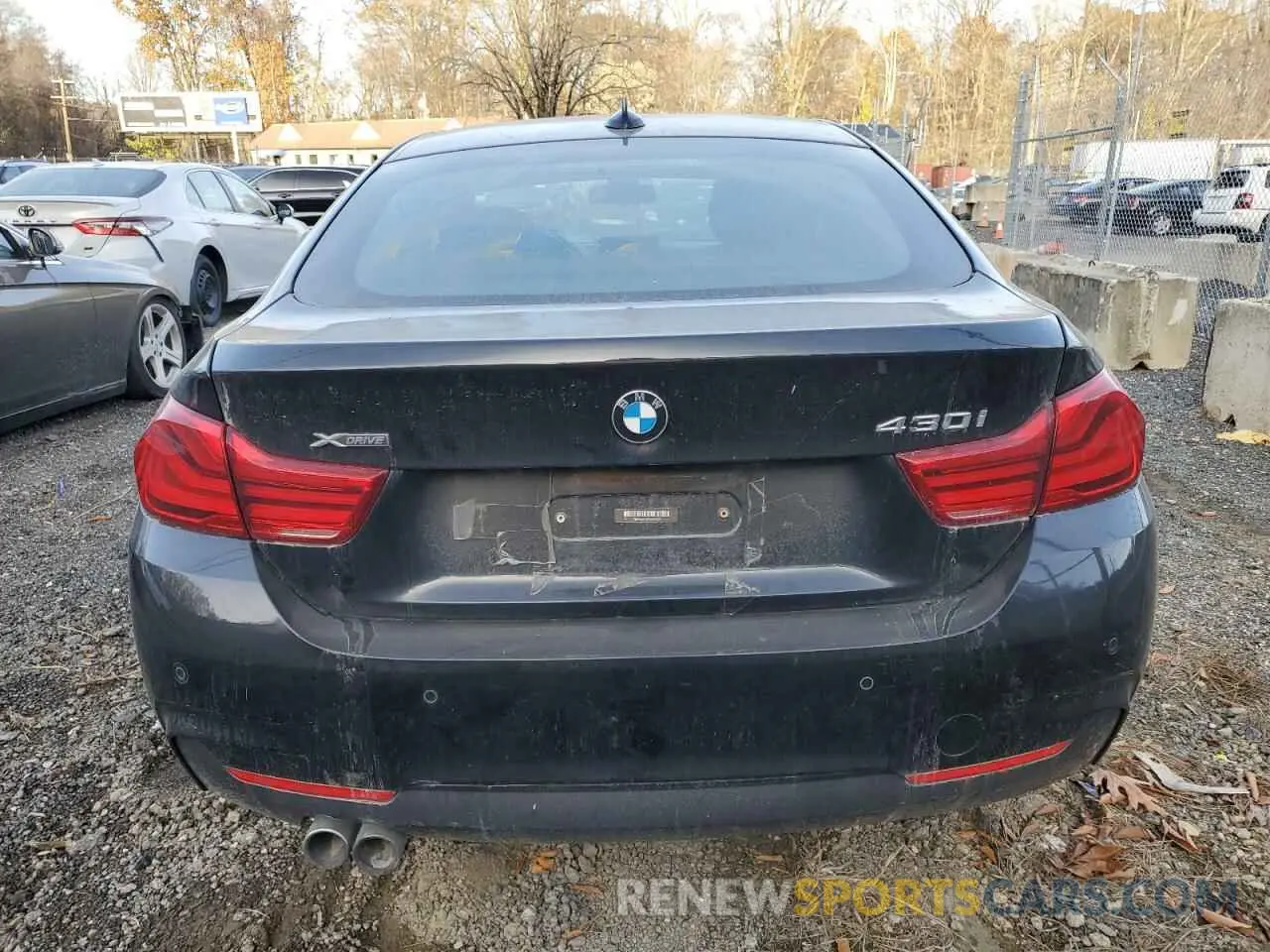 6 Фотография поврежденного автомобиля WBA4J3C50KBL05526 BMW 4 SERIES 2019