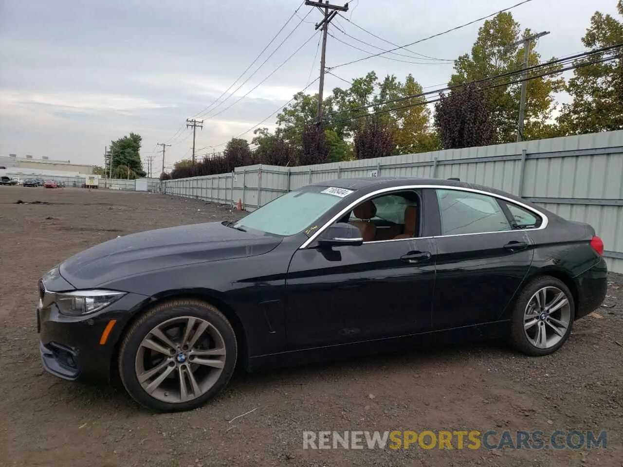 1 Photograph of a damaged car WBA4J3C51KBL08709 BMW 4 SERIES 2019