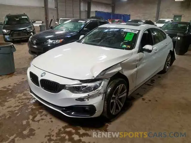 2 Photograph of a damaged car WBA4J3C52KBL08203 BMW 4 SERIES 2019