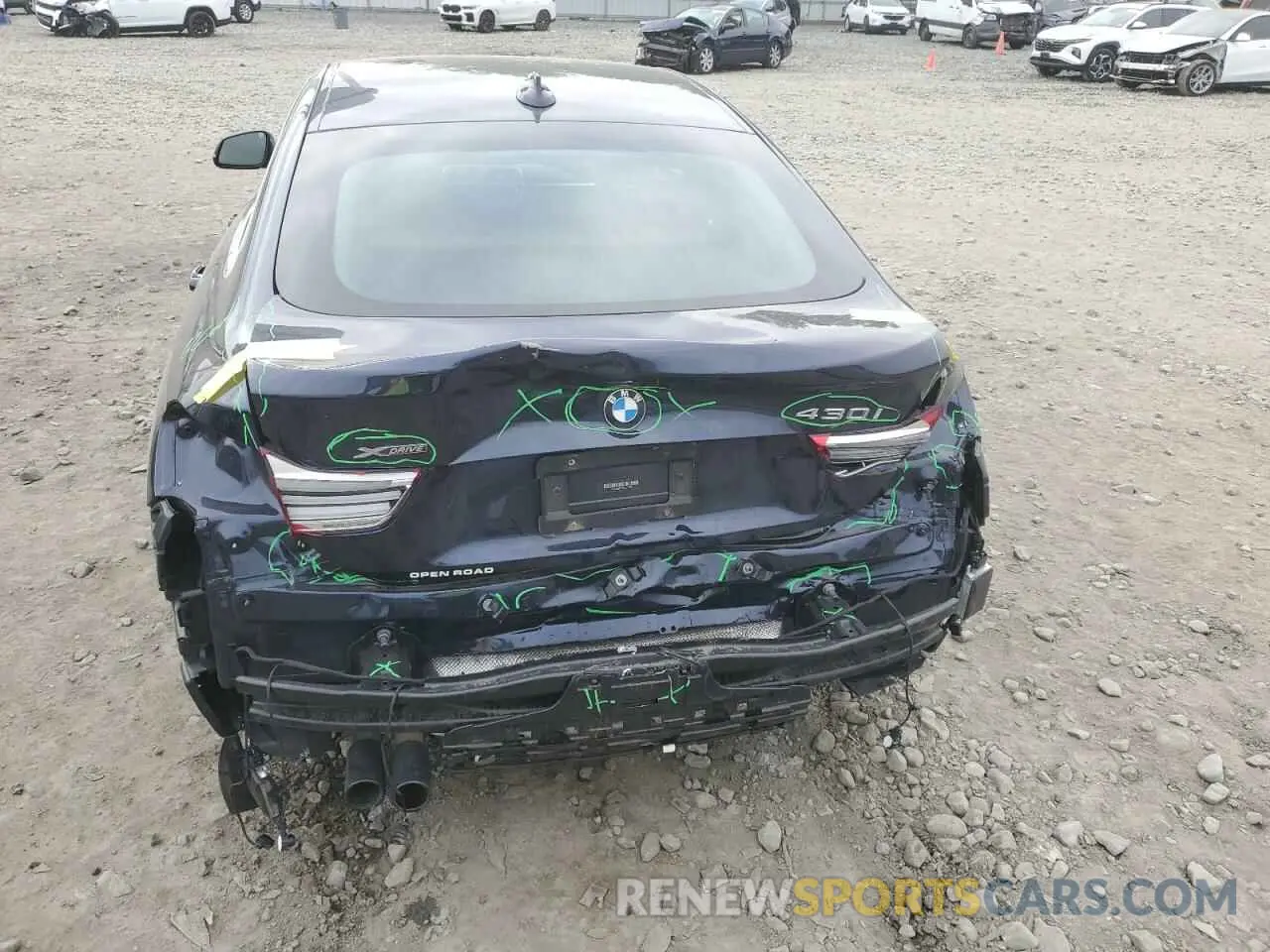 6 Photograph of a damaged car WBA4J3C53KBL07500 BMW 4 SERIES 2019