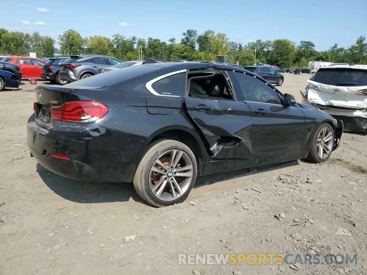 3 Фотография поврежденного автомобиля WBA4J3C57KBL08312 BMW 4 SERIES 2019