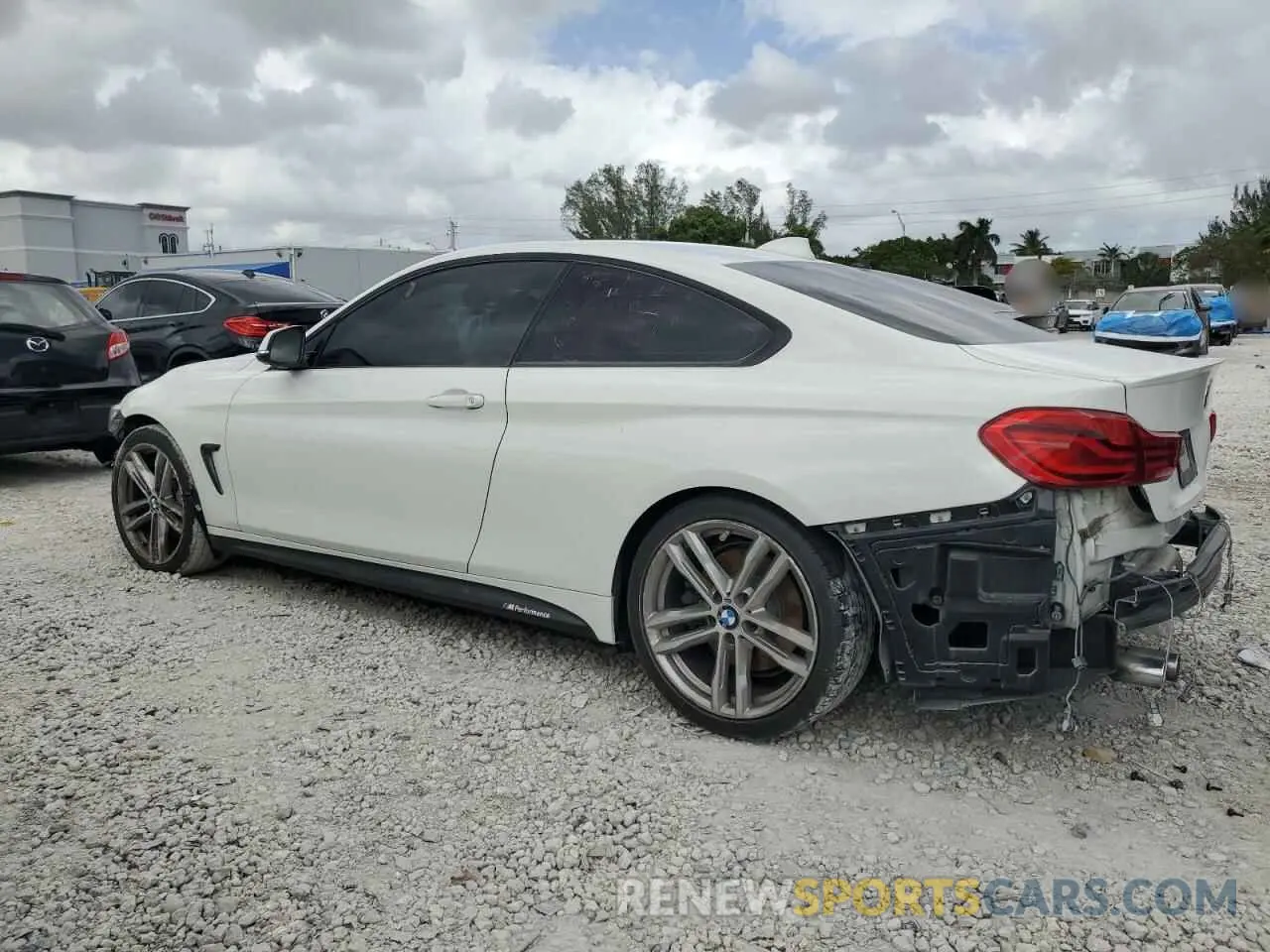 2 Фотография поврежденного автомобиля WBA4W3C54KAF92329 BMW 4 SERIES 2019