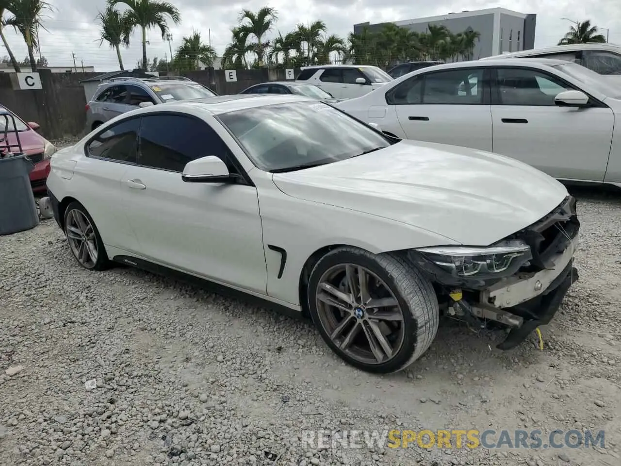 4 Фотография поврежденного автомобиля WBA4W3C54KAF92329 BMW 4 SERIES 2019