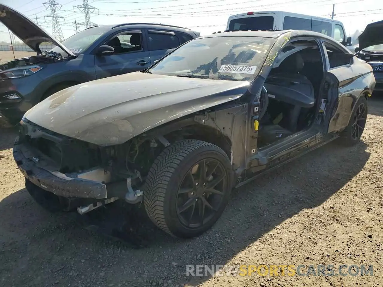 1 Photograph of a damaged car WBA4W5C55KAE50826 BMW 4 SERIES 2019