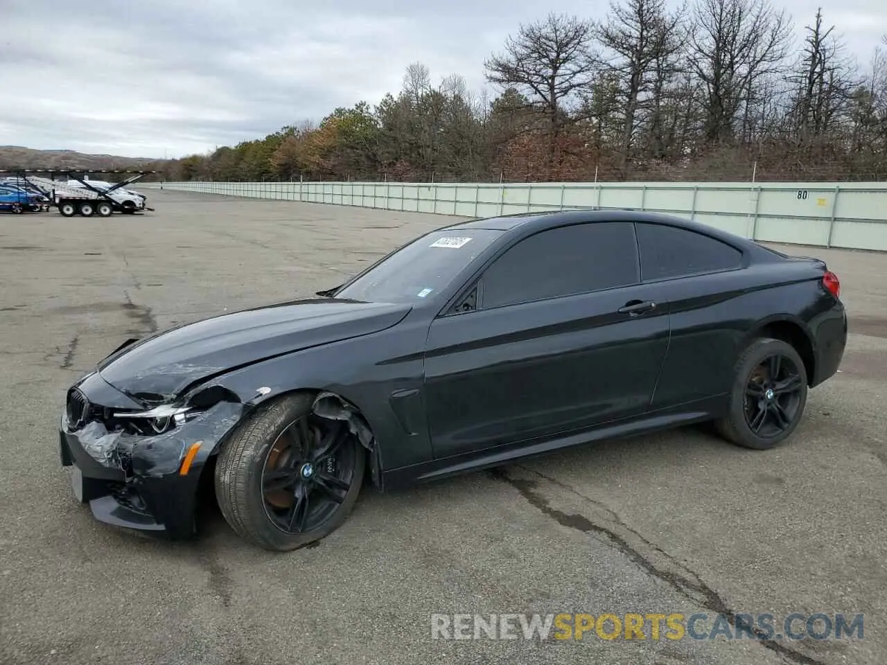 1 Фотография поврежденного автомобиля WBA4W5C58KAE49444 BMW 4 SERIES 2019
