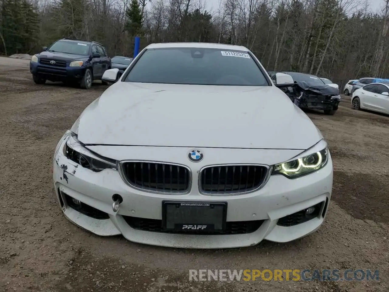 5 Фотография поврежденного автомобиля WBA4W5C58KAE49878 BMW 4 SERIES 2019