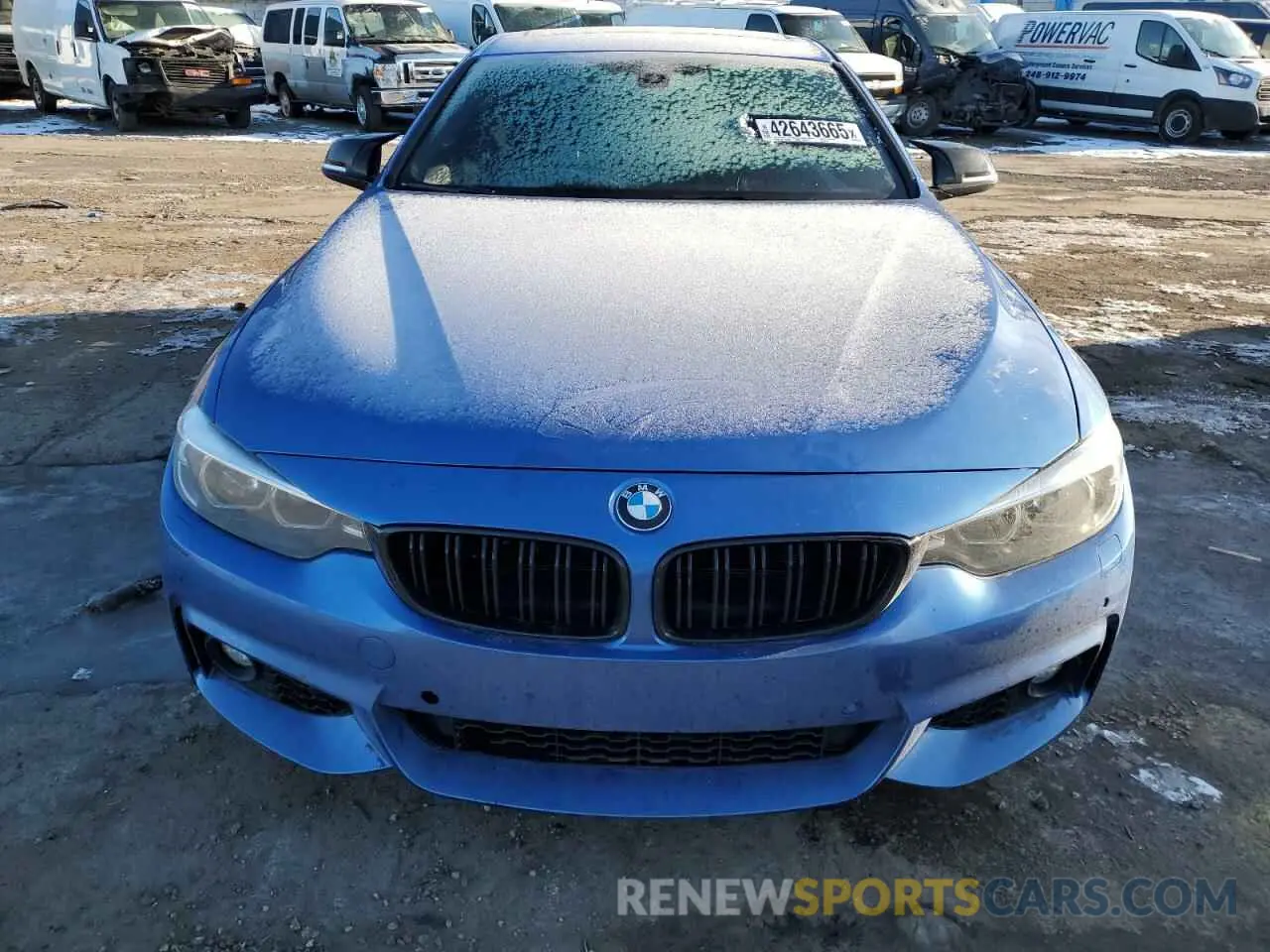 5 Фотография поврежденного автомобиля WBA4W5C5XKAE43838 BMW 4 SERIES 2019