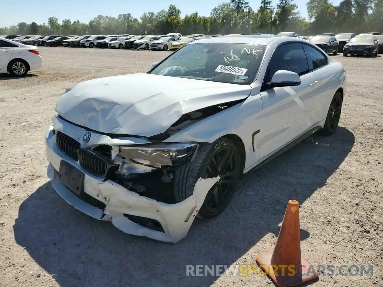 2 Photograph of a damaged car WBA4W7C53KAG52656 BMW 4 SERIES 2019
