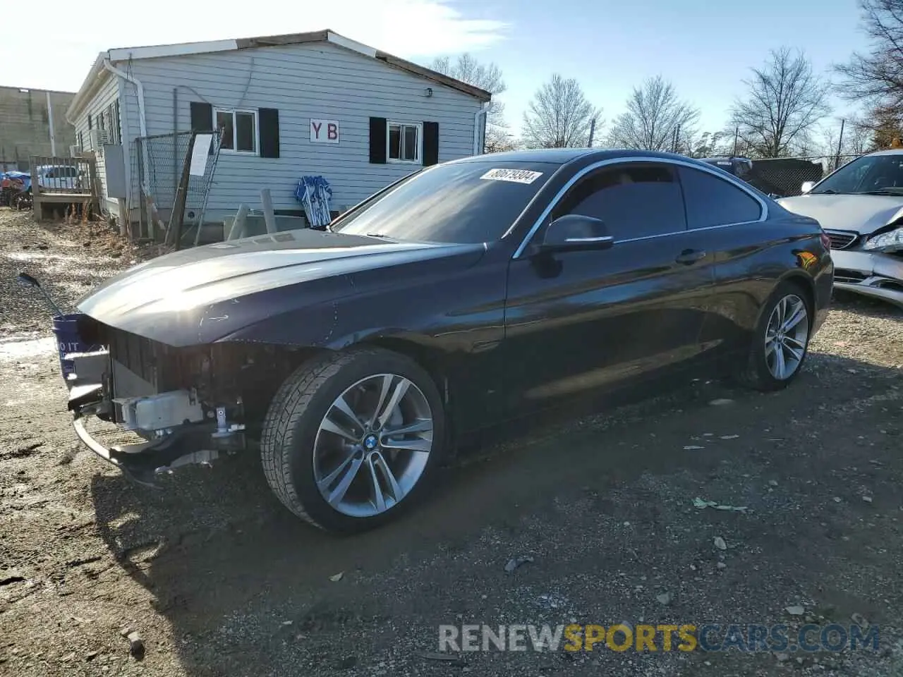1 Фотография поврежденного автомобиля WBA4W7C55KAG52268 BMW 4 SERIES 2019