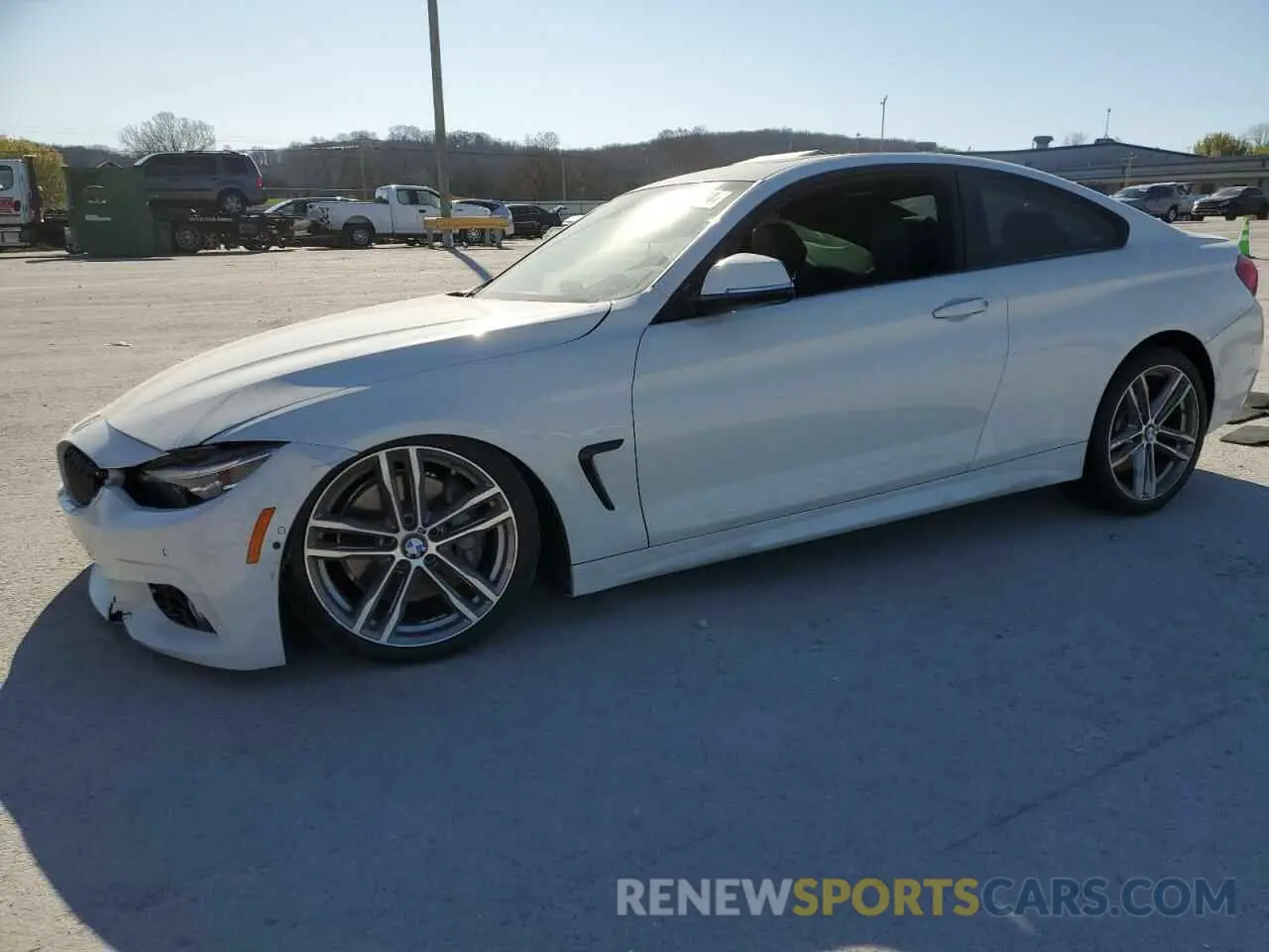 1 Photograph of a damaged car WBA4W7C56KAG52196 BMW 4 SERIES 2019