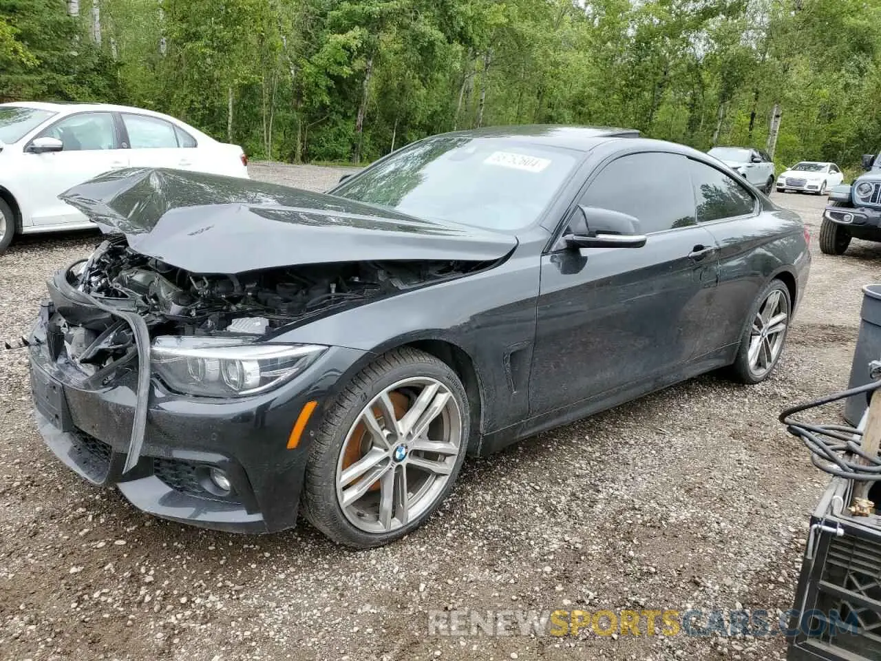 1 Photograph of a damaged car WBA4W9C52KAF94051 BMW 4 SERIES 2019