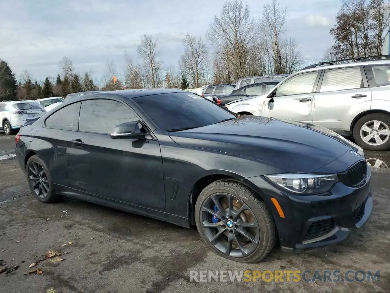 4 Фотография поврежденного автомобиля WBA4W9C59KAF98601 BMW 4 SERIES 2019