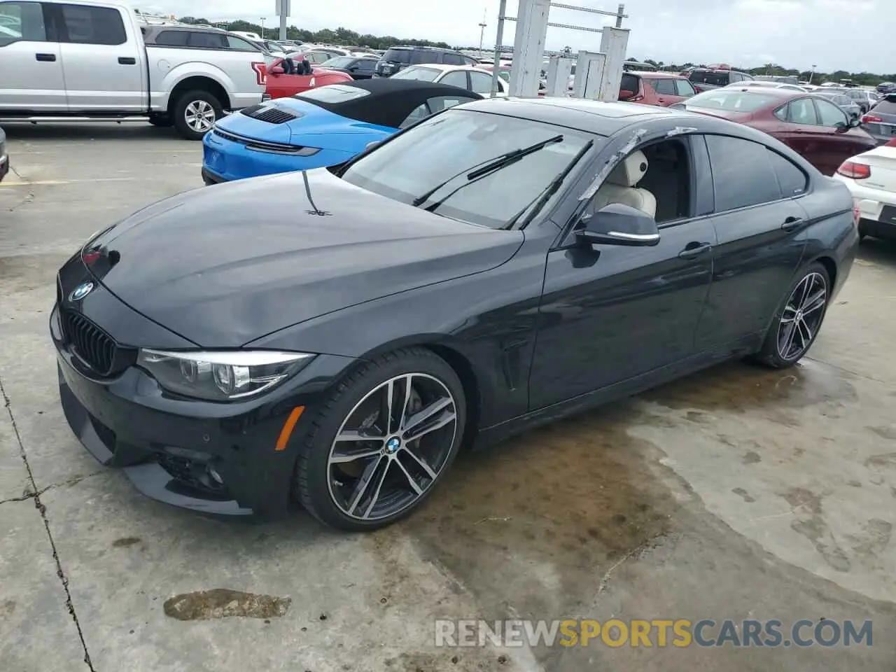 1 Photograph of a damaged car WBA4J1C02LBU67653 BMW 4 SERIES 2020