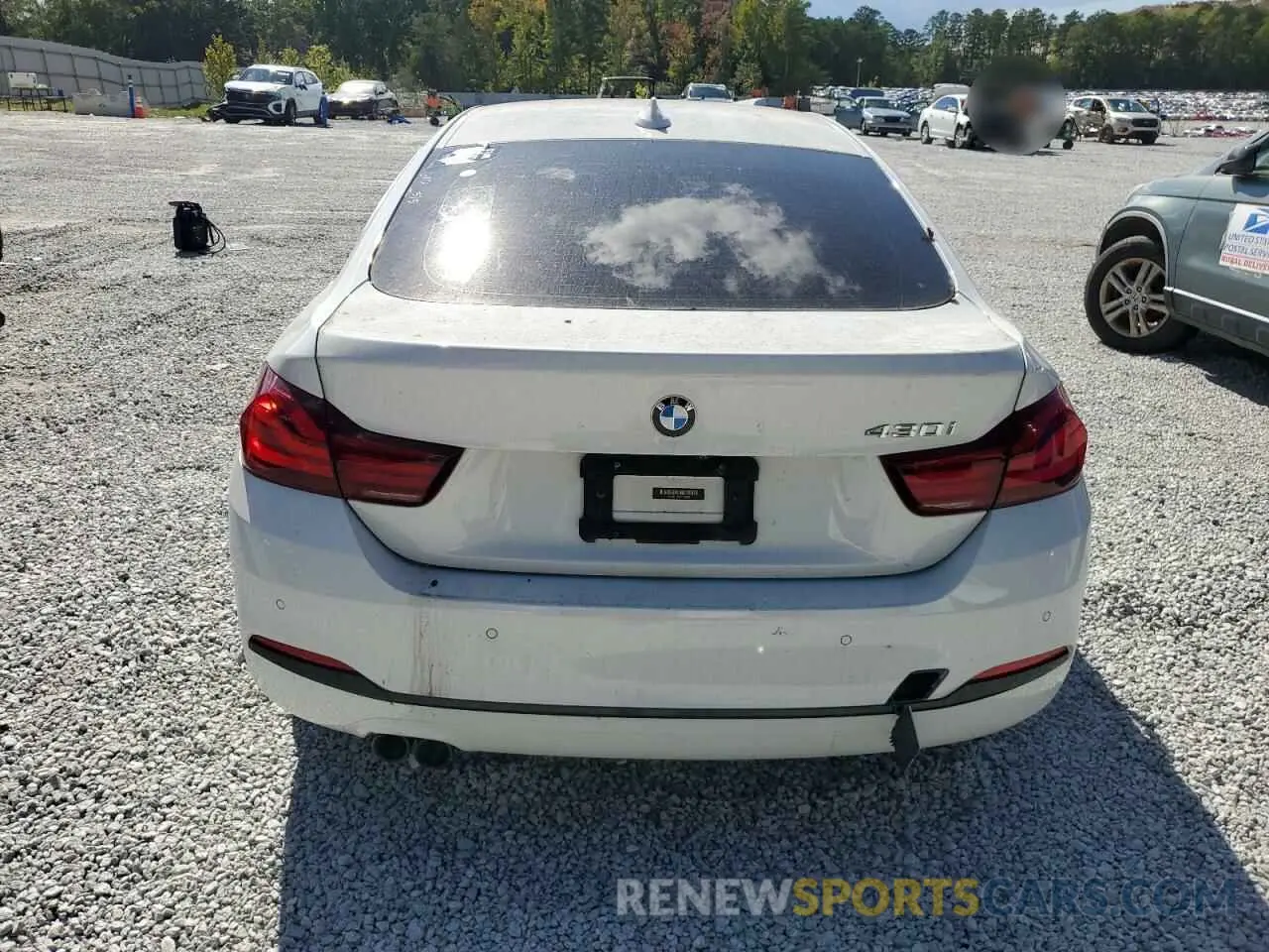 6 Photograph of a damaged car WBA4J1C09LBU68430 BMW 4 SERIES 2020