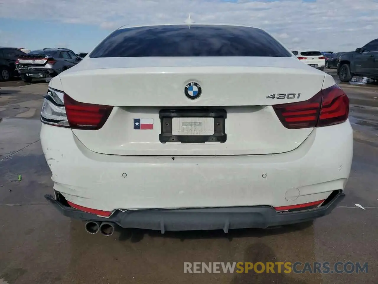 6 Photograph of a damaged car WBA4W3C01LAG91521 BMW 4 SERIES 2020