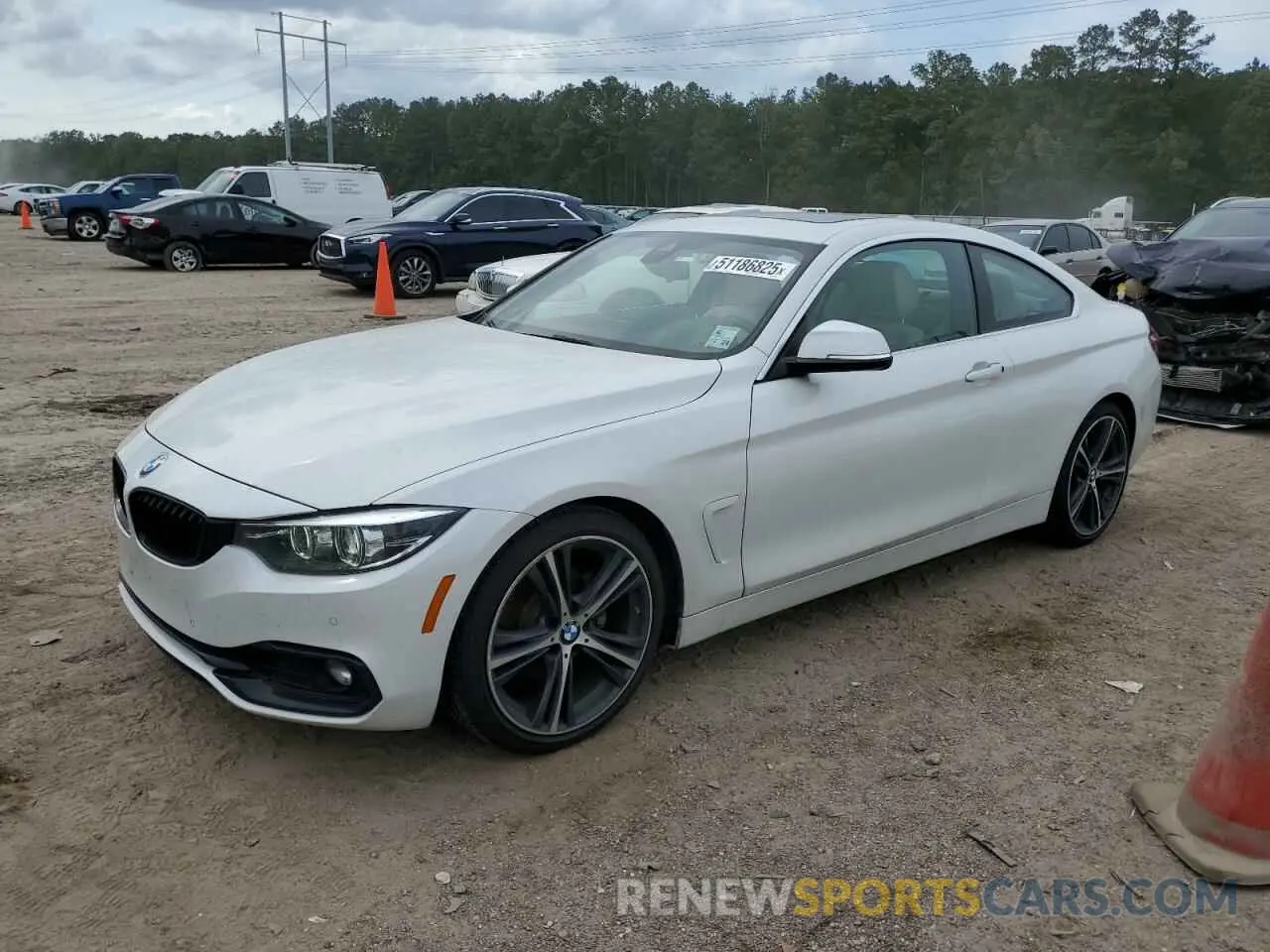 1 Фотография поврежденного автомобиля WBA4W3C05LFH73447 BMW 4 SERIES 2020